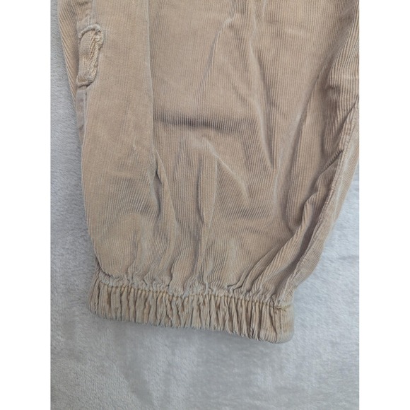 American Eagle Pants Womens 8 Beige Jogger Cargo Corduroy Elastic Y2K Baggy - Picture 5 of 13